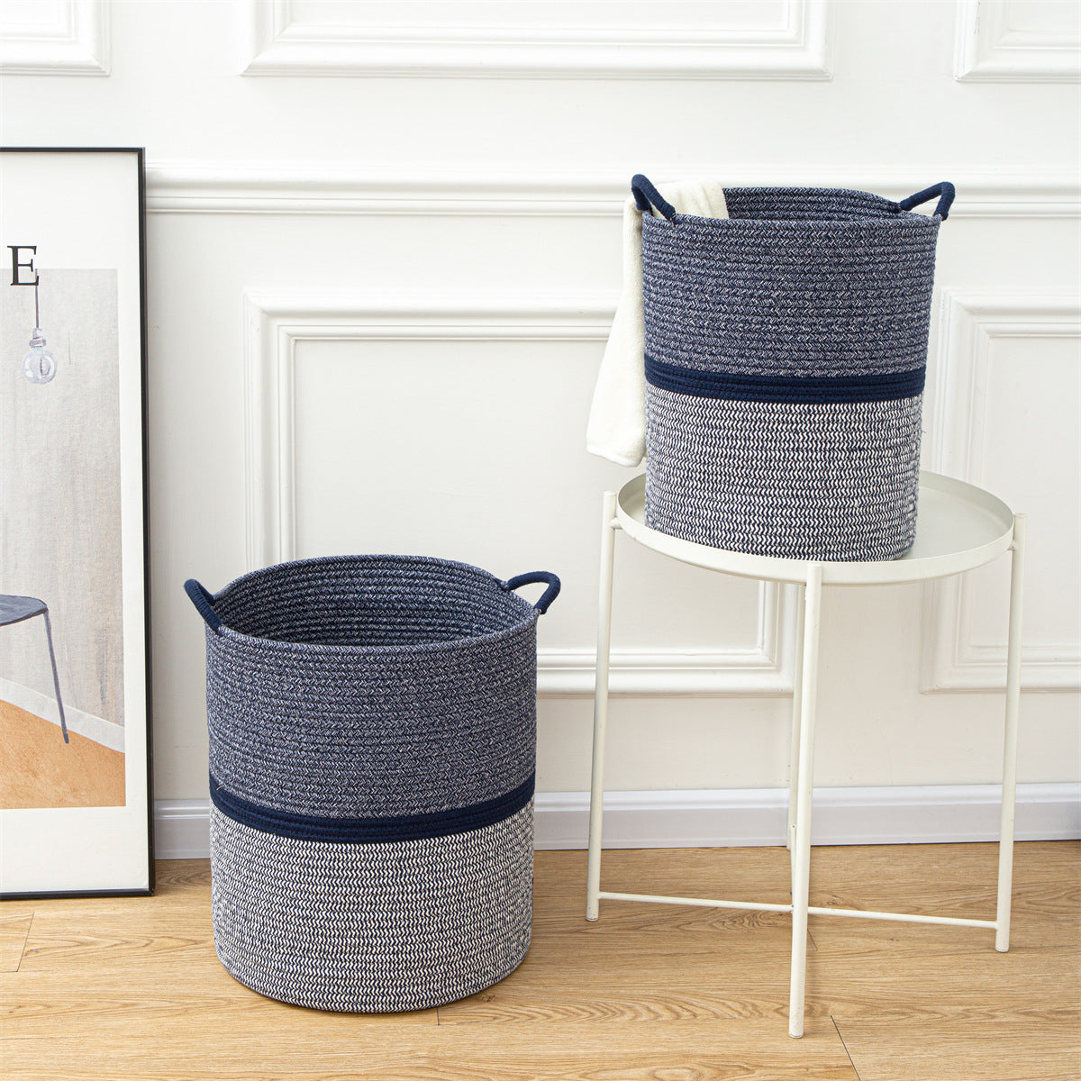 Cotton Dirty Clothes Storage Basket