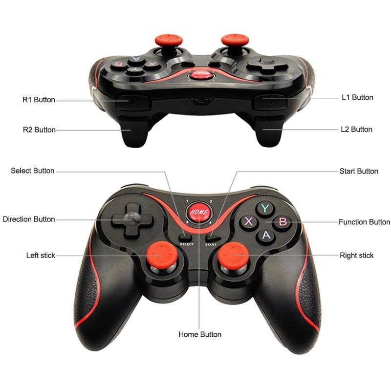 Dragon TX3 Wireless Bluetooth Mobile Gaming Controller for Android Yellow Pandora