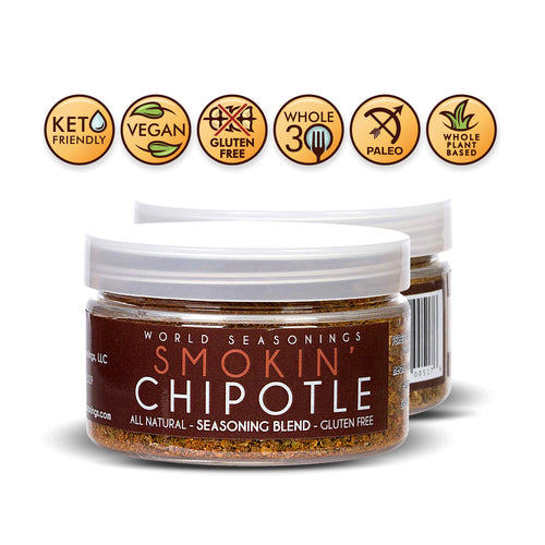 Smokin' Chipotle - All Natural, Gluten Free Seasoning Blend Olive Rhea